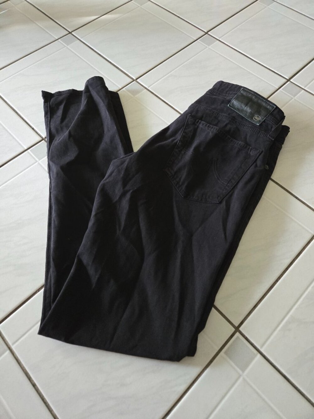 Adriano Goldschmied The Dylan Slim Skinny Twill Jeans Black 28x32